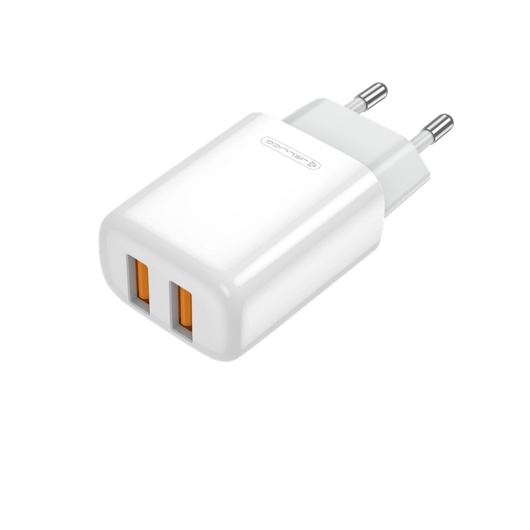 220V Зарядно  Jellico  EU02  2.4A -dual USB