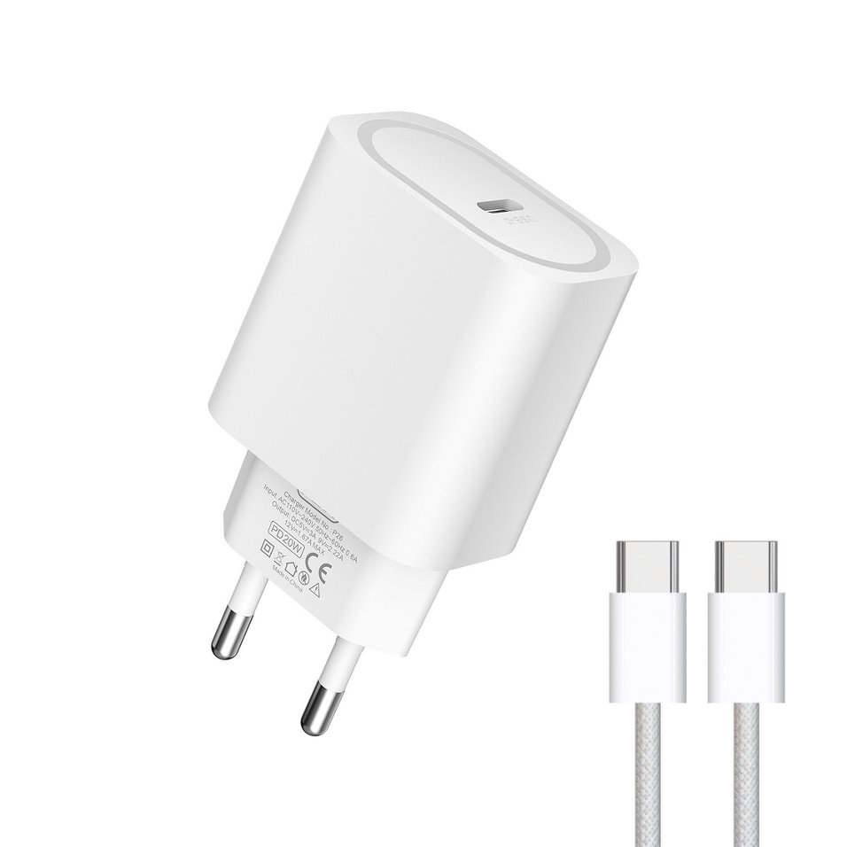 220V Зарядно Type C PZX P26 PD 20W + кабел Type C